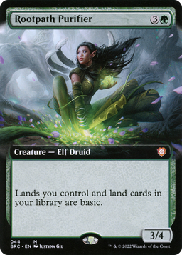 Rootpath Purifier (Extended Art) (BRC-044) - The Brothers' War Commander: (Extended Art) Foil