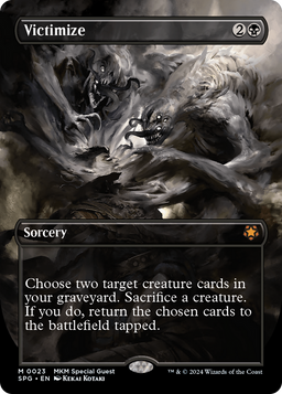 Victimize (Borderless) (SPG-023) - Special Guests Foil