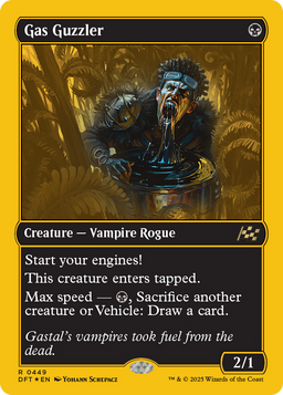 Gas Guzzler (First-Place Foil) (DFT-449) - Aetherdrift Foil