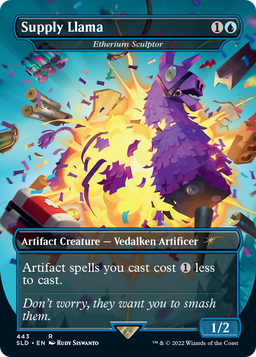 Supply Llama - Etherium Sculptor (SLD-443) - Secret Lair Drop / Supply Llama (Borderless)