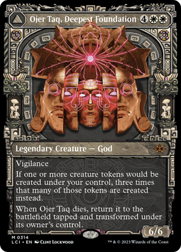 Ojer Taq, Deepest Foundation (Showcase) (LCI-314) - The Lost Caverns of Ixalan: (Showcase) Foil