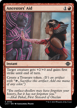 Ancestors' Aid (LCI-132) - The Lost Caverns of Ixalan Foil