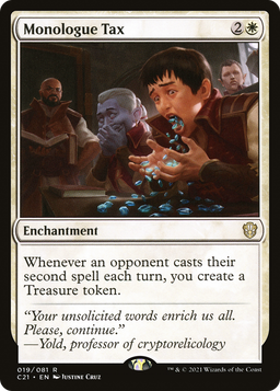 Monologue Tax (C21-019) - Commander 2021