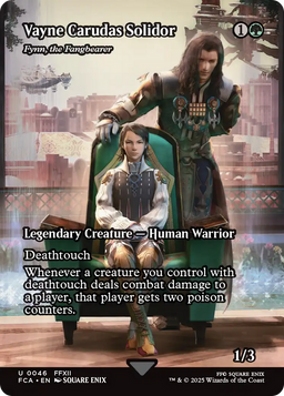 Vayne Carudas Solidor - Fynn, the Fangbearer (Showcase) (FCA-046) - FINAL FANTASY: Through the Ages / Vayne Carudas Solidor (Borderless) Foil