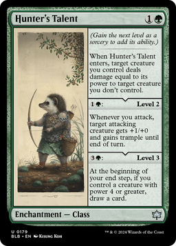 Hunter's Talent (BLB-179) - Bloomburrow