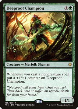 Deeproot Champion (XLN-185) - Ixalan Foil