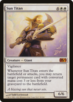 Sun Titan (M12-039) - Magic 2012 Foil