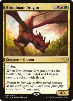 Broodmate Dragon (C17-165) - Commander 2017