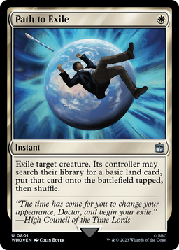 Path to Exile (Surge Foil) (WHO-801) - Doctor Who Foil