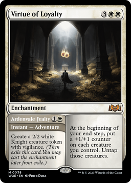 Virtue of Loyalty (WOE-038) - Wilds of Eldraine Foil