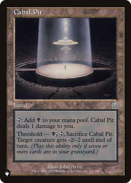Cabal Pit (LIST-315/350) - The List
