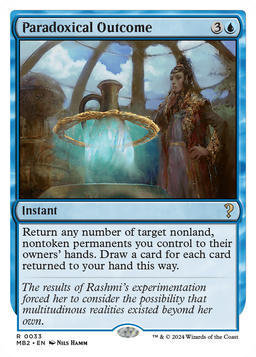 Paradoxical Outcome (White Border) (MB2-033) - Mystery Booster 2