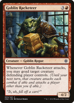 Goblin Racketeer (CN2-053) - Conspiracy: Take the Crown Foil