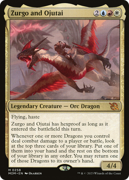 Zurgo and Ojutai (MOM-258) - March of the Machine Foil