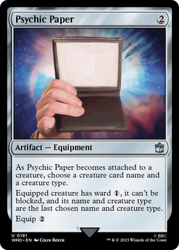 Psychic Paper (WHO-181) - Doctor Who Foil
