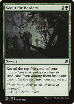 Scout the Borders (KTK-148) - Khans of Tarkir Foil