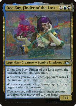 Dee Kay, Finder of the Lost (Galaxy Foil) (UNF-453) - Unfinity Foil