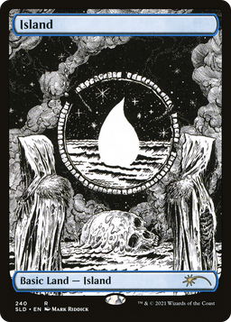 Island (Crushing Brutality) (SLD-240) - Secret Lair Drop Foil