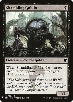 Shambling Goblin (LIST-118) - The List