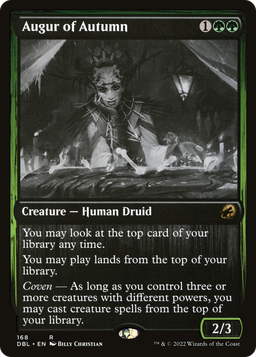 Augur of Autumn (DBL-168) - Innistrad: Double Feature Foil