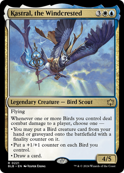 Kastral, the Windcrested (BLB-221) - Bloomburrow