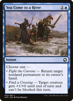 You Come to a River (AFR-083) - Adventures in the Forgotten Realms Foil