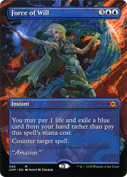 Force of Will (Borderless) (2XM-340) - Double Masters