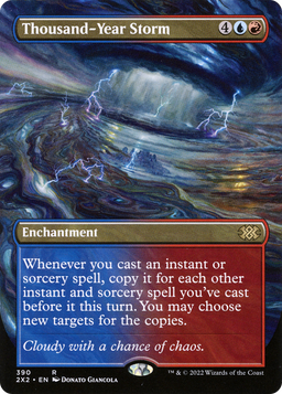 Thousand-Year Storm (Borderless) (2X2-390) - Double Masters 2022 Foil