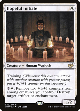 Hopeful Initiate (VOW-020) - Innistrad: Crimson Vow Foil
