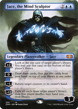 Jace, the Mind Sculptor (Borderless) (2XM-334) - Double Masters Foil
