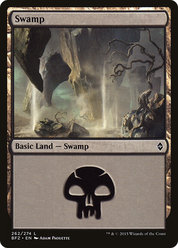 Swamp (262) (BFZ-262A) - Battle for Zendikar