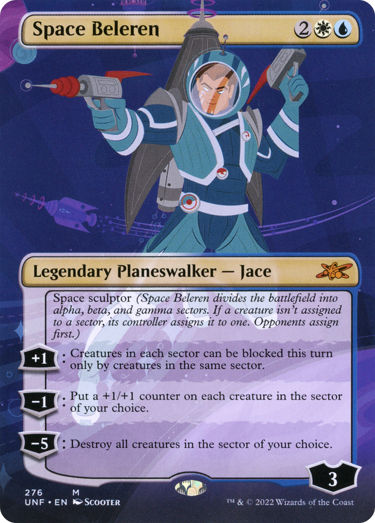 Space Beleren (Borderless) (UNF-276) - Unfinity Foil