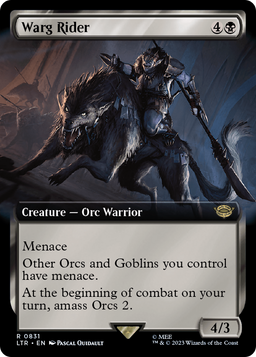 Warg Rider (Extended Art) (LTR-831) - The Lord of the Rings: Tales of Middle-earth: (Extended Art)
