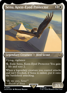 Senu, Keen-Eyed Protector (ACR-181) - Assassin's Creed Etched Foil