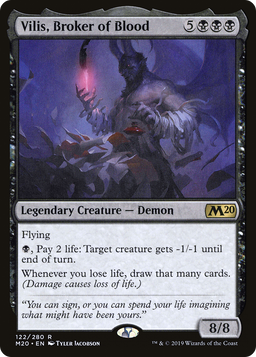 Vilis, Broker of Blood (M20-122) - Core Set 2020 Foil