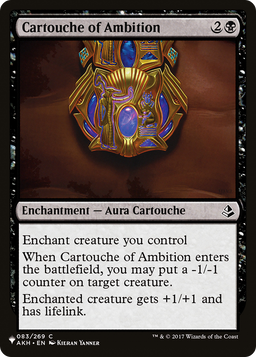 Cartouche of Ambition (LIST-083/269) - The List