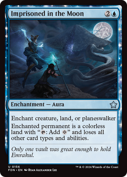 Imprisoned in the Moon (FDN-156) - Foundations: (enchantment) Foil