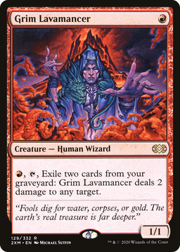 Grim Lavamancer (2XM-129) - Double Masters