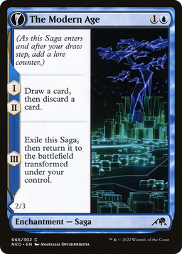 The Modern Age (NEO-066) - Kamigawa: Neon Dynasty: (fandfc, enchantment)