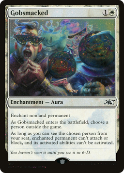 Gobsmacked (Galaxy Foil) (UNF-297) - Unfinity Foil
