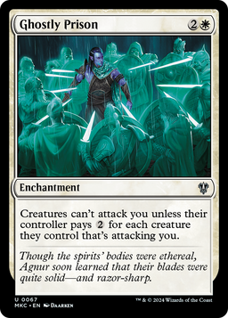 Ghostly Prison (MKC-067) - Murders at Karlov Manor Commander