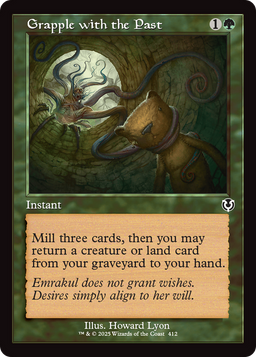 Grapple with the Past (Retro Frame) (INR-412) - Innistrad Remastered Foil