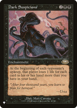 Dark Suspicions (LIST-40/143) - The List