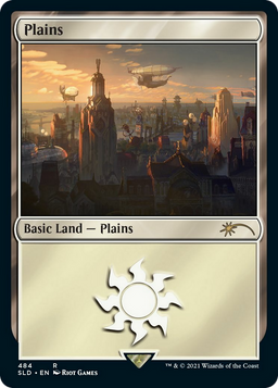 Plains (Secret Lair x Arcane: Lands) (SLD-484) - Secret Lair Drop Foil