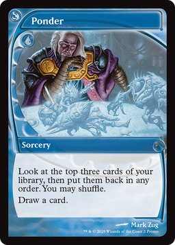 Ponder (Future Sight) (MFP-002) - MagicFest 2025 Foil
