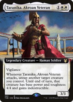 Taranika, Akroan Veteran (Extended Art) (THB-303) - Theros Beyond Death: (Extended Art) Foil