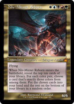 Niv-Mizzet Reborn (Retro Frame) (RVR-459) - Ravnica Remastered Foil