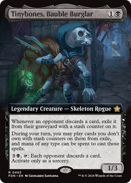 Tinybones, Bauble Burglar (Extended Art) (FDN-463) - Foundations: (Extended Art) Foil