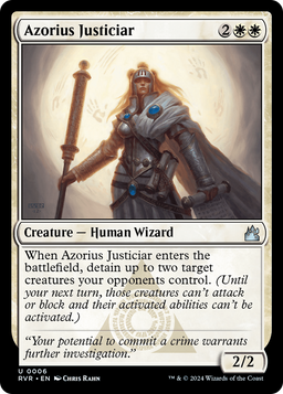 Azorius Justiciar (RVR-006) - Ravnica Remastered Foil