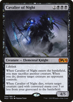 Cavalier of Night (M20-094) - Core Set 2020 Foil